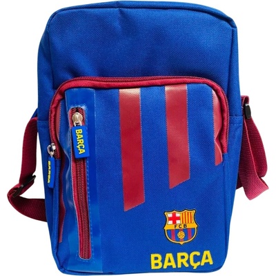 CurePink: Taška na rameno FC Barcelona: Pruhy 18 x 25 x 8 cm