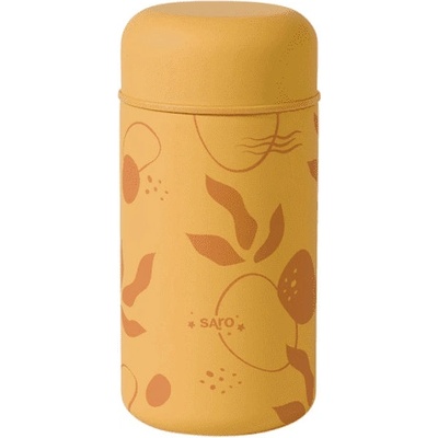 Saro Baby Nerezová termoska na jedlo 500 ml Mustard