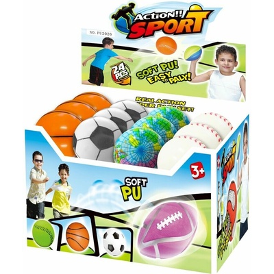 Míček Sport 7 cm měkký pěnový míč pro děti