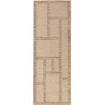 Flair Rugs Ръчно изработена вълнена пътека в естествен цвят 80x230 cm Harris Modula Wool - Flair Rugs (503119382691)