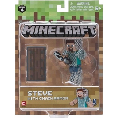 Jazwares Minecraft Steve v řetězové zbroji
