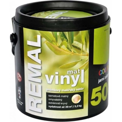 BARVY A LAKY HOSTIVAŘ, REMAL VINYL COLOR MAT - jarná zelená - 3,2 Kg