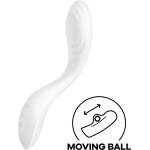 Satisfyer Вибратор за стимулиране на G-точката бял Satisfyer Rrrolling Pleasure