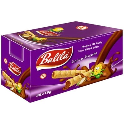 Balila БАЛИЛА КАКАО царевични тубички без глутен 864гр
