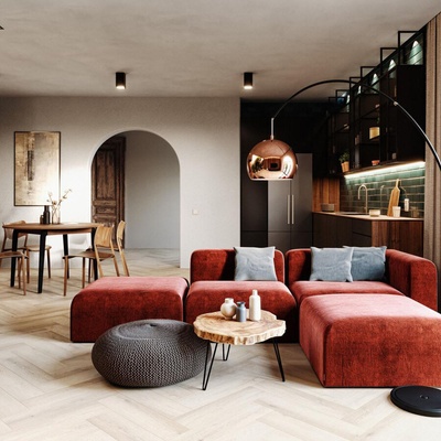 ARBITON SPC подова настилка Arbiton- AMARON PRESTON OAK Herringbone (CA 167)