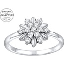SILVEGO strieborný prsteň Alivia so Swarovski Zirconia MWL13530A
