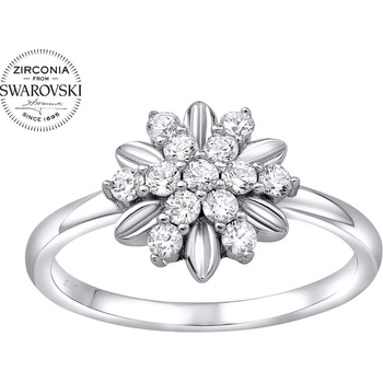 SILVEGO strieborný prsteň Alivia so Swarovski Zirconia MWL13530A