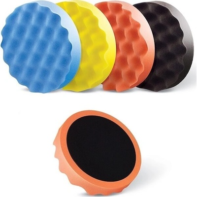 BOLL Profilovaná houbička na leštění na suchý zip 150mm super tvrdá modrá