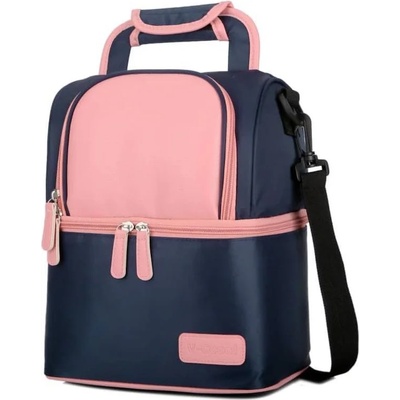 Nubi Чанта за бебешки принадлежности v-cool, Хладилна, Синьо/Розова, Различни цветове (zybp065-blue-pink)