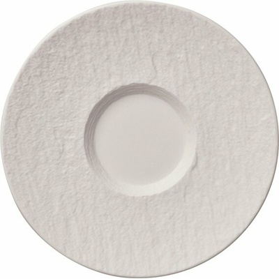 Villeroy & Boch Manufacture Rock Blanc tanierik ku šálke na bielu kávu 17 cm 10-4240-1220