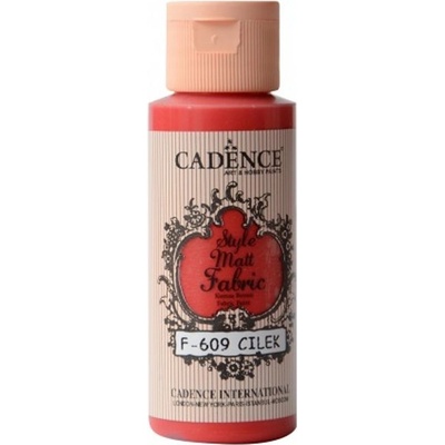 Cadence Barvy na textil Style Matt Fabric červená 59 ml