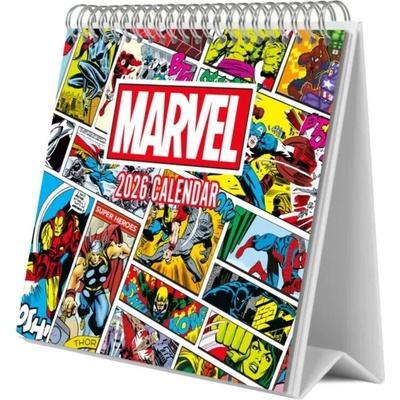 Oficiální stolní Marvel 20 x 17 cm 2026 – Zbozi.Blesk.cz