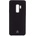Mercedes-Benz Liquid Silicone Case - оригинален твърд силиконов кейс за Samsung Galaxy S9 Plus (черен)