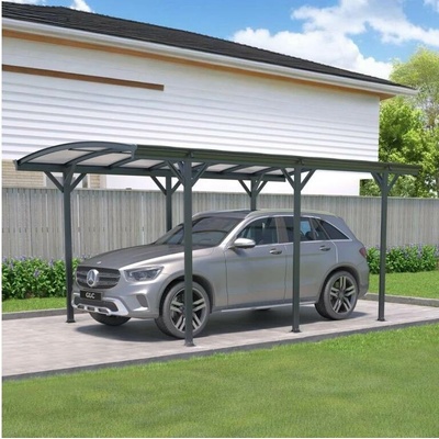 BestBerg Prístrešok pre auto BBCP-CP7 15,2 m² 505 x 300 x 219 cm antracitová/sivá