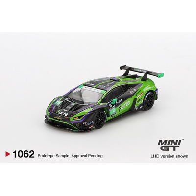 MINI GT Lamborghini Huracán GT3 EVO2 78 Forte Racing 2024 IMSA Daytona 24 Hrs blister 1:64
