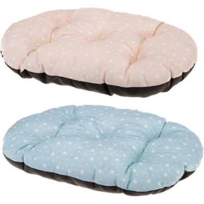Ferplast Relax M - Мек дюшек/възглавница за кучета и котки с плюш, 55см-36 см/син, розов/