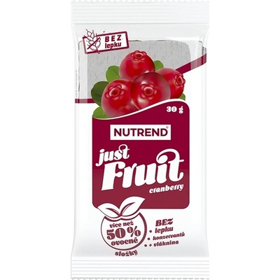 Nutrend JUST FRUIT brusnica 30 g