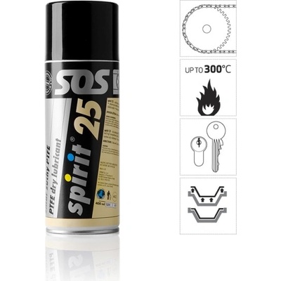 SPIRIT 25 Teflónový sprej 400 ml