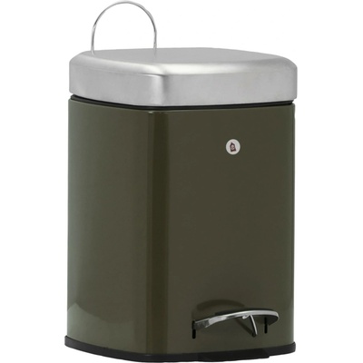 House Doctor Kovový odpadkový koš Sort Deep Green 6 l