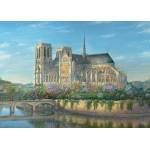 Schmidt Spiele - Puzzle Thomas Kinkade: Notre Dame - 1 000 piese