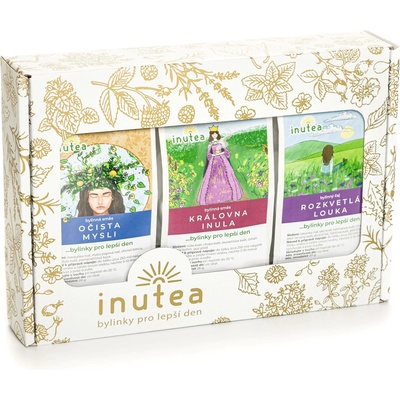 inutea Dárkové balení výběrových čajů 74 g