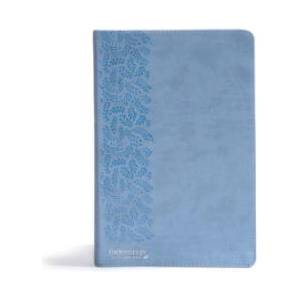 CSB (In)Courage Devotional Bible, Blue Leathertouch Indexed | Csb Bibles by Holman, Denise J Hughes (2018)