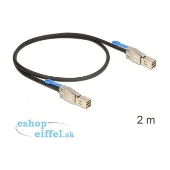 Delock Kabel Mini SAS HD x 4 SFF 8644 samec > Mini SAS HD x 4 SFF 8644 samec 2 m