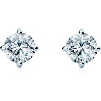 SAVICKI Обеци The Light: бяло злато, диаманти