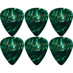 Fender 351 Shape M6 Green Moto Перце за китара (198-2351-371-KUS-6PACK-SET)