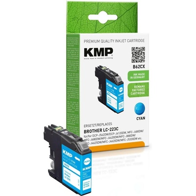 Compatible KMP B62CX Brother LC-223C синя касета за принтер (1529,4003)