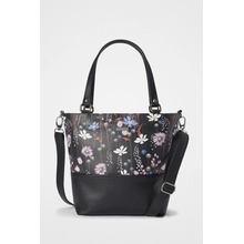 Dara bags kabelka cez rameno Dara bags Lele Blue Flowers čierna-fialová-modrá uni