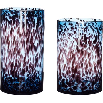 Hübsch Комплект от 2 стъклени вази Hazy - Hübsch (661207)