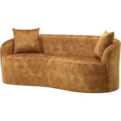 Interior DE Pohovka ELEMENTAL 180 CM tmavě žlutá sametPOH48689