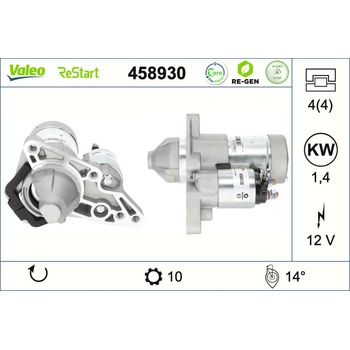 Štartér VALEO 458930