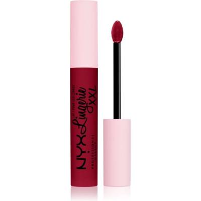 NYX Professional Makeup Lip Lingerie XXL tekutý rúž s matným finišom 22 Sizzlin 4 ml