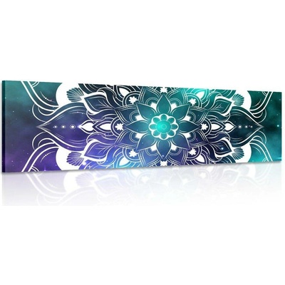 Obraz moderní Mandala s orientálním vzorem - 135x45