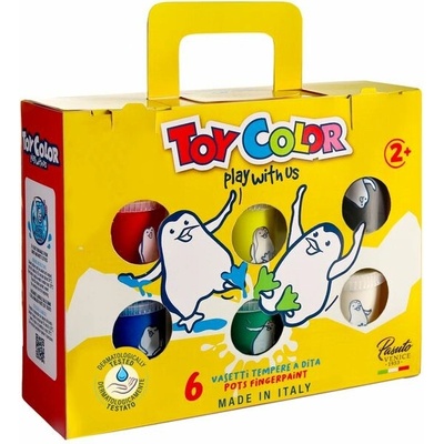 Sada prstových barev Toy Color 6 x 50 ml