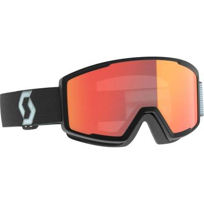 SCOTT Маска Scott Factor MTB S1 Goggles - White / Black / Glas: Orange Chrome - размер One Size (205-6795-0111)