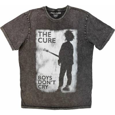 The Cure tričko Boys Don't Cry Black & White Black