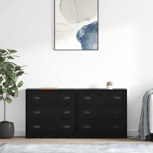 vidaXL Скейдбордове 2 бр. Черния дъб 70 x 35, 5 x 67, 5 см (3402655)