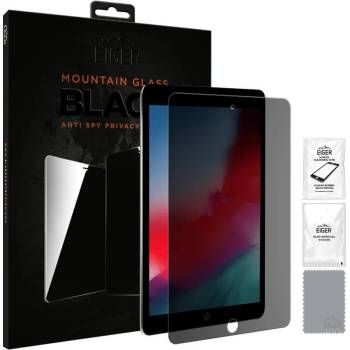 Eiger Mountain Glass Black Anti-Spy Privacy Filter Tempered Glass - калено стъклено защитно покритие с определен ъгъл на виждане за дисплея на iPad mini 5, iPad mini 4