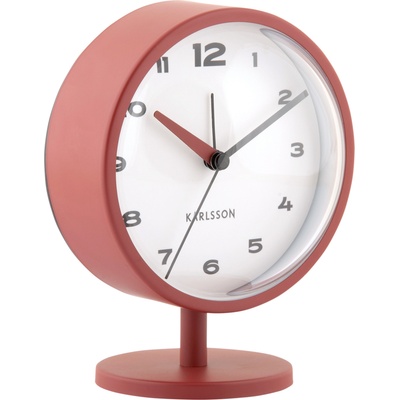 Karlsson Brisk Dome будилник, червен (KA6027RD)