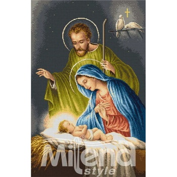 Milena Style Тиха нощ - гоблен със схема конци dmc 1: 1