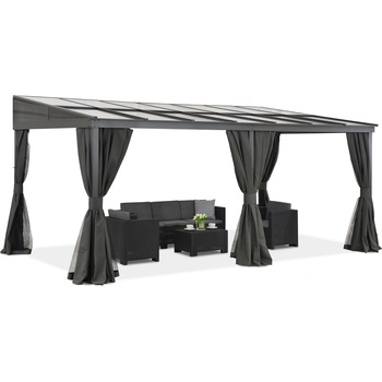 Garden Point Алуминиев навес за тераса 3 x 6 м Tarragona Premium Garden Point антрацит (GAP1171)