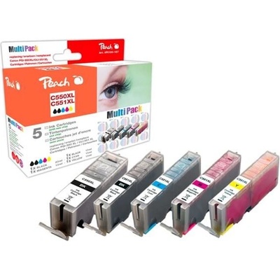 Peach Canon PGI-550XL + CLI-551XL MultiPack Plus - kompatibilný