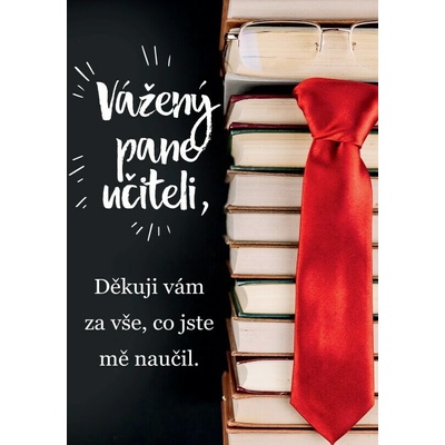 Blahoželanie pre pána učiteľa Kravata