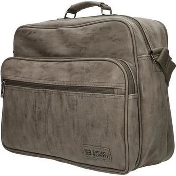 Enrico Benetti pánská kožená taška přes rameno 66621 černá