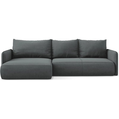 makamii Сив разтегателен ъглов диван с място за съхранение (ляв ъгъл) Nanea - Makamii (NANEA_LCF_M_24_P1_C16)