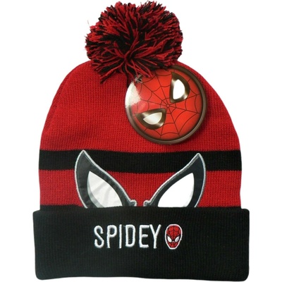 dětská čepice červená Spiderman