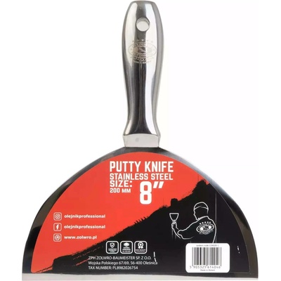 OLEJNIK Malířská špachtle PUTTY KNIFE 200 mm